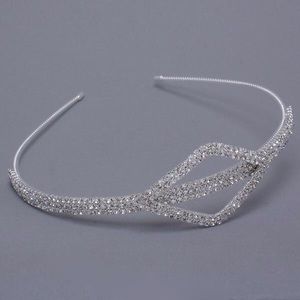 Bridal Party Silver Crystal Stone Head Band
